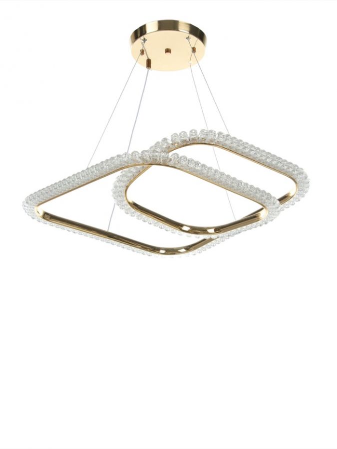 Люстра Christina 68Вт LED 4000-6000К золото 53х55х18+120см