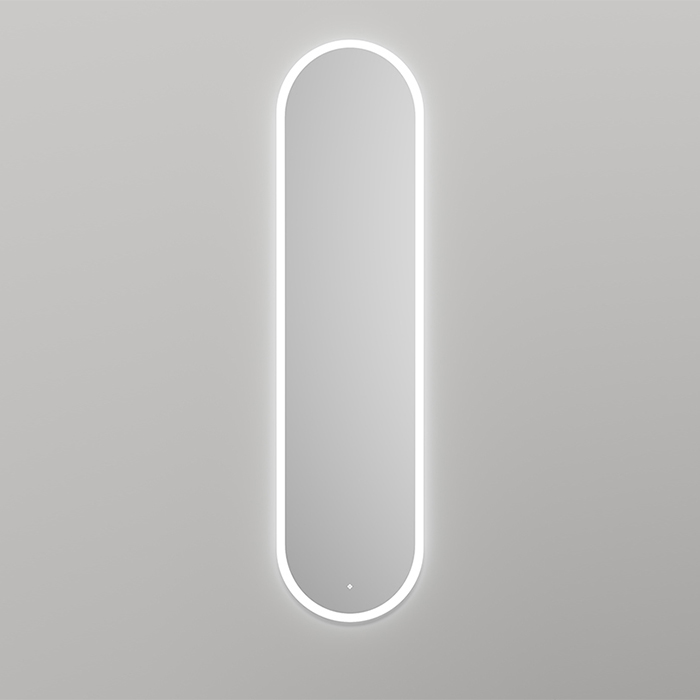 Овальное зеркало для ванной большое Salini Armonia 450х1785 27MA.02.450.1785