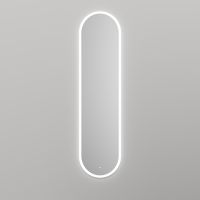 Овальное зеркало для ванной большое Salini Armonia 450х1785 27MA.02.450.1785 схема 1