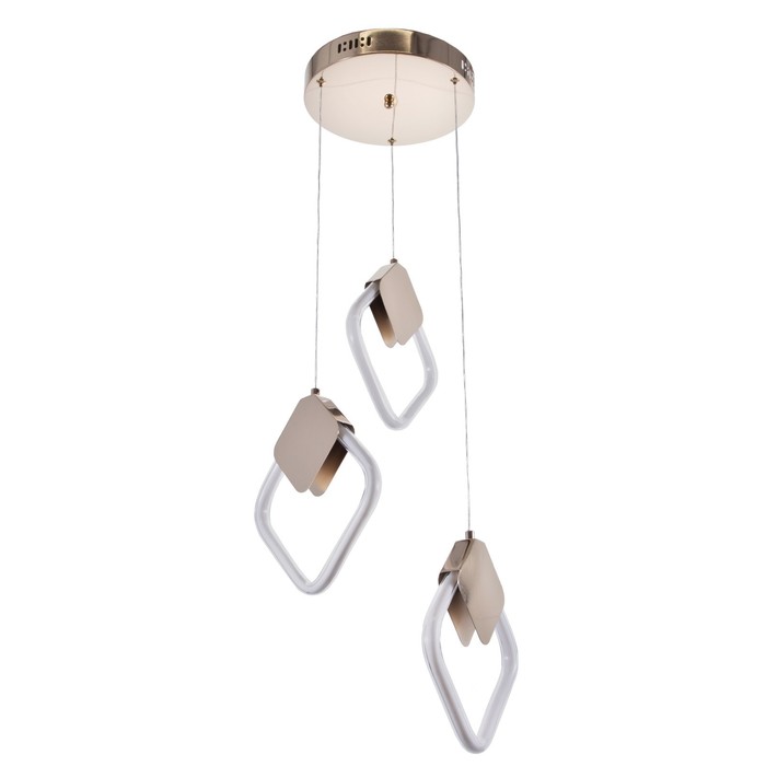 Светильник BayerLux 1794/3 LED 72Вт 3000К золото 43х43х23-123см
