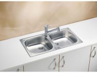 Мойка для кухни Alveus BASIC 160 LEI-60 в комплекте с сифоном 78х43,5 см схема 2