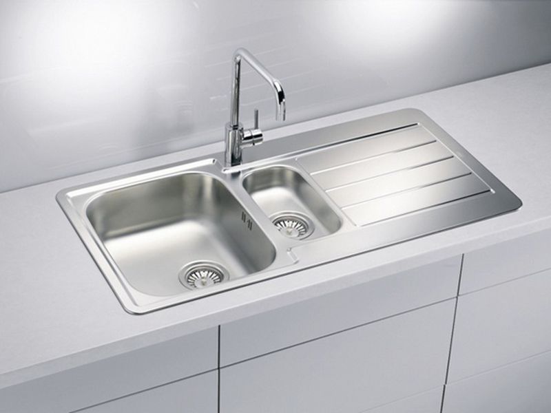 Мойка для кухни Alveus LINE 10 NAT-90 в комплекте с сифоном 98х50 см ФОТО