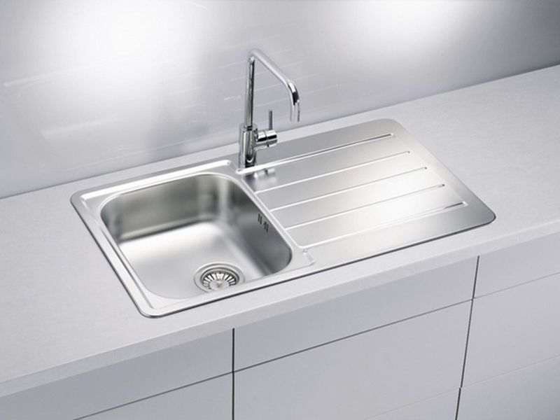 Мойка для кухни Alveus LINE 20 LEI-90 в комплекте с сифоном 86х50 см ФОТО