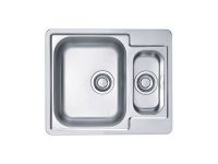 Мойка для кухни Alveus LINE 50 NAT-90 в комплекте с сифоном 61,5х50 см схема 1