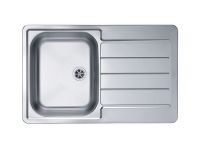 Мойка для кухни Alveus LINE 80 NAT-60 в комплекте с сифоном 79х50 см схема 1