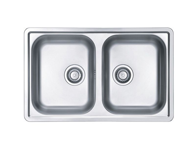 Изображение Мойка для кухни Alveus LINE 90 NAT-90 в комплекте с сифоном 79х50 см