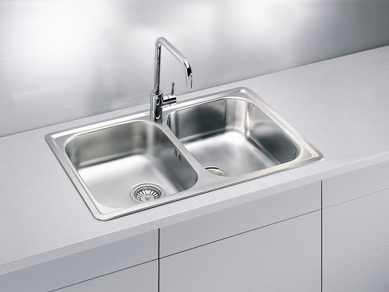 Мойка для кухни Alveus LINE 90 NAT-90 в комплекте с сифоном 79х50 см ФОТО