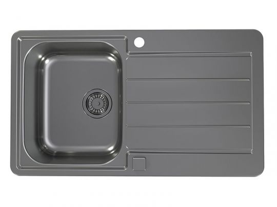 Мойка для кухни Alveus LINE MONARCH 20 с выпуском без сифона 86х50 см схема 2