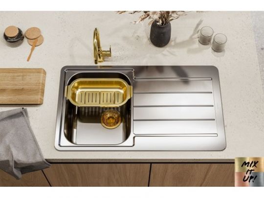 Мойка для кухни Alveus LINE MONARCH 20 с выпуском без сифона 86х50 см схема 6