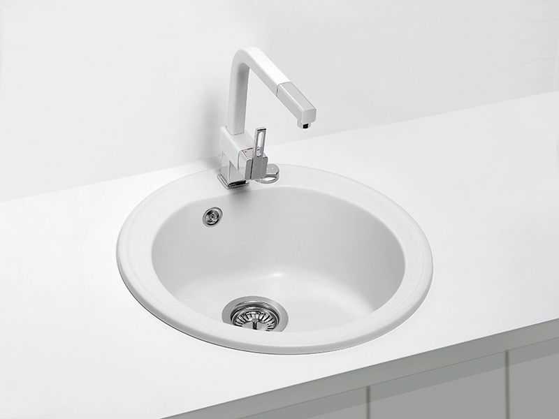 Мойка для кухни Alveus NIAGARA 10 GRANITAL с сифоном 51х51 см ФОТО