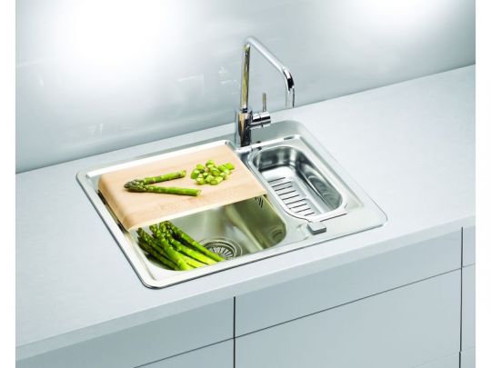 Мойка для кухни Alveus LINE MAXIM 50 FS SAT 90 в комплекте с сифоном 61,5х50,5 см схема 3