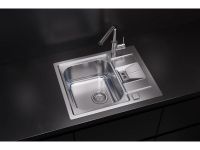 Мойка для кухни Alveus LINE MAXIM 60 FS SAT 90 в комплекте с сифоном 61,5х50,5 см схема 3