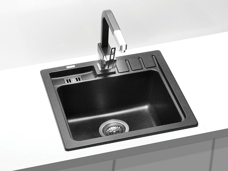 Мойка для кухни Alveus NIAGARA 20 GRANITAL с сифоном 46,5х46,5х18 см ФОТО