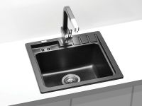 Мойка для кухни Alveus NIAGARA 20 GRANITAL с сифоном 46,5х46,5х18 см схема 4