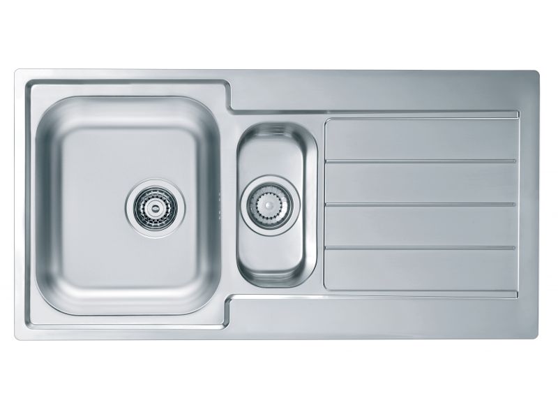 Мойка для кухни Alveus LINE MAXIM 10-SAT 1+1/2 с сифоном 98х50 см