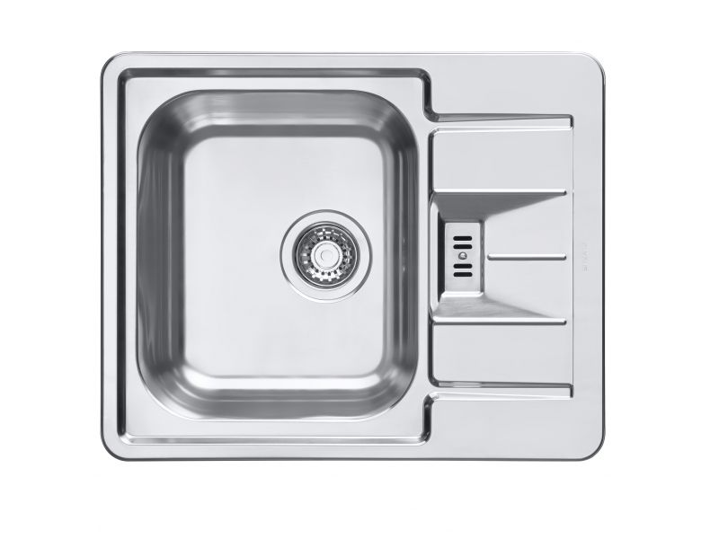 Изображение Мойка для кухни Alveus LINE MAXIM 60 SAT-90 в комплекте с сифоном 61х50 см