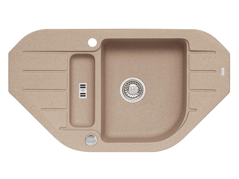 Мойка для кухни Alveus NIAGARA 60 GRANITAL с сифоном 90х50х16 см