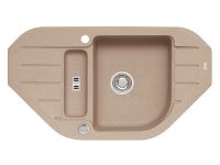 Мойка для кухни Alveus NIAGARA 60 GRANITAL с сифоном 90х50х16 см схема 1