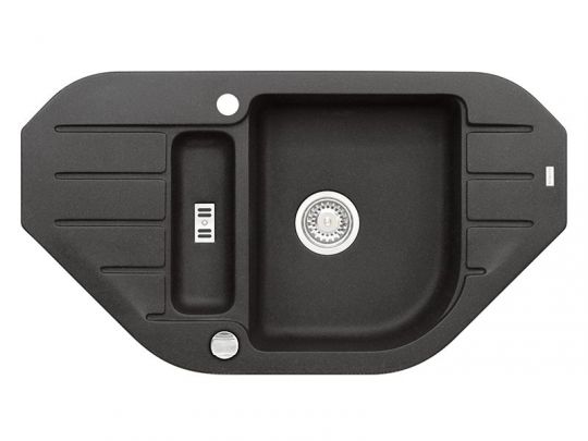 Мойка для кухни Alveus NIAGARA 60 GRANITAL с сифоном 90х50х16 см схема 3