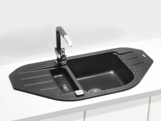 Мойка для кухни Alveus NIAGARA 60 GRANITAL с сифоном 90х50х16 см схема 4