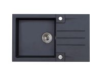 Мойка для кухни Alveus ROCK 130 GRANITAL с сифоном 78х48х18 см схема 5