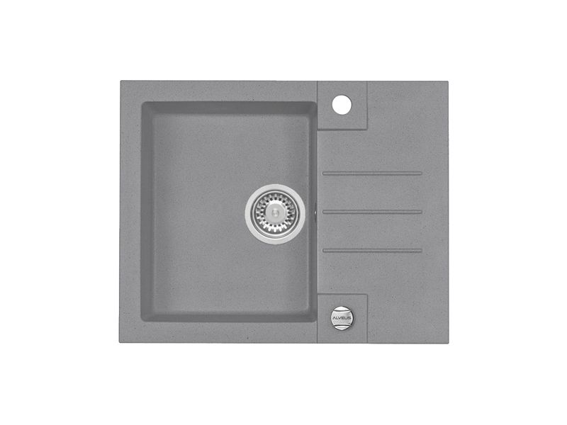 Мойка для кухни Alveus ROCK 30 GRANITAL с сифоном 59,5х47,5х16 см