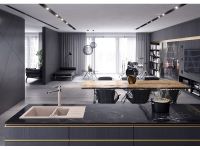 Мойка для кухни Alveus ROCK 70 GRANITAL 1+1/2 с сифоном 78х48х18 см схема 11