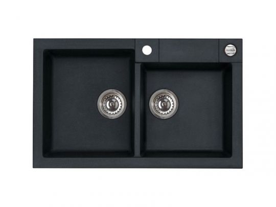 Мойка для кухни Alveus ROCK 90 GRANITAL с сифоном 78х48х18 см схема 2