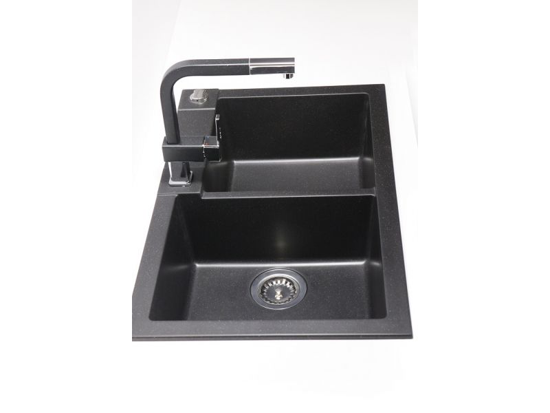 Мойка для кухни Alveus ROCK 90 GRANITAL с сифоном 78х48х18 см ФОТО