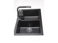 Мойка для кухни Alveus ROCK 90 GRANITAL с сифоном 78х48х18 см схема 3