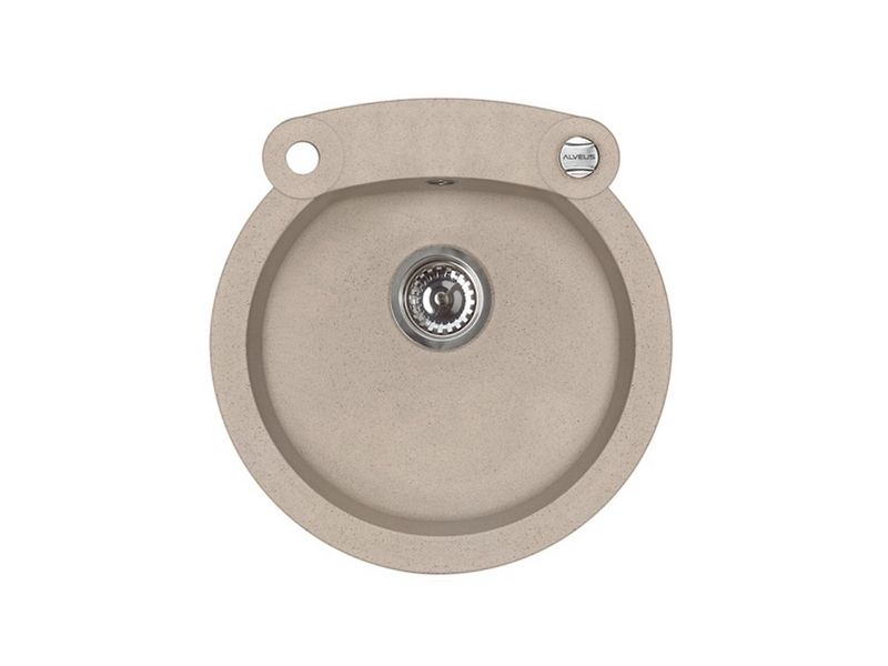 Изображение Мойка для кухни Alveus ROLL 10 GRANITAL с сифоном 51х53х20 см