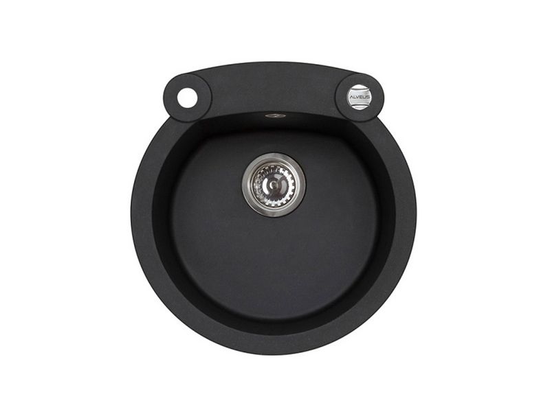 Мойка для кухни Alveus ROLL 10 GRANITAL с сифоном 51х53х20 см ФОТО