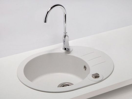 Мойка для кухни Alveus ROLL 40 GRANITAL с сифоном 59,5х47,5х16 см схема 2