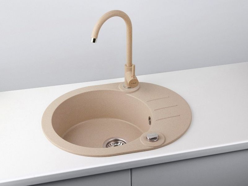 Мойка для кухни Alveus ROLL 40 GRANITAL с сифоном 59,5х47,5х16 см ФОТО