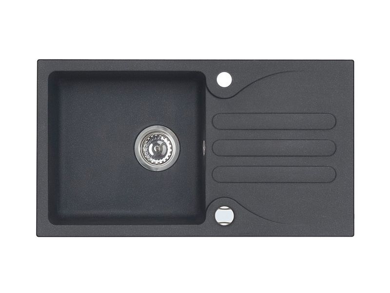Мойка для кухни Alveus GALAPAGOS 30 GRANITAL с сифоном 77х43х15 см ФОТО