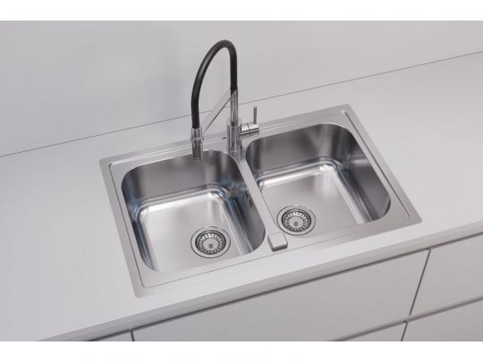 Мойка для кухни Alveus LINE MAXIM 90-SATс сифоном(FS коробка) 79,5х50,5 см схема 3