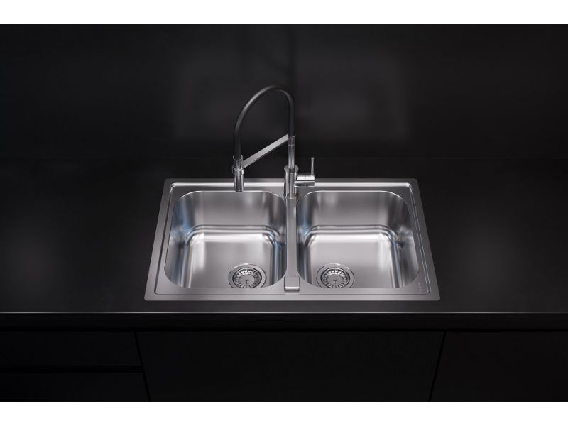 Мойка для кухни Alveus LINE MAXIM 90-SATс сифоном(FS коробка) 79,5х50,5 см ФОТО