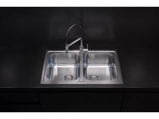 Мойка для кухни Alveus LINE MAXIM 90-SATс сифоном(FS коробка) 79,5х50,5 см схема 6