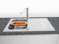 Мойка для кухни Alveus GLASSIX 10 с сифоном 86х50 см схема 4