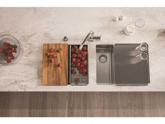 Мойка для кухни Alveus KOMBINO 10 SAT-90 в комплекте с сифоном 18х40х14,4 см схема 4