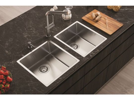 Мойка для кухни Alveus KOMBINO 30 SAT-90 в комплекте с сифоном 40х40х20 см схема 9