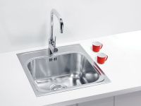 Мойка для кухни Alveus BASIC 140 SAT-90 в комплекте с сифоном 46,5х46,5 см схема 2