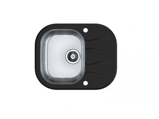 Мойка для кухни Alveus WAVE 10 в комплекте с сифоном 62х50 см схема 2