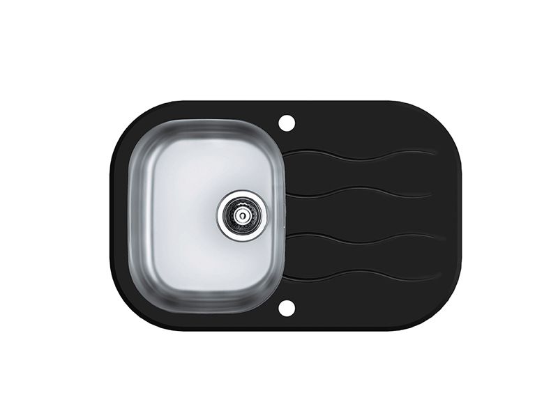 Мойка для кухни Alveus WAVE 20 в комплекте с сифоном 76х50 см ФОТО
