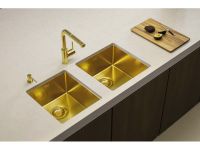 Мойка для кухни Alveus QUADRIX MONARCH 20 с выпуском без сифона 39х45х20 см схема 8