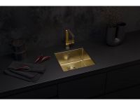 Мойка для кухни Alveus QUADRIX MONARCH 30 с выпуском без сифона 45х45х20 см схема 3