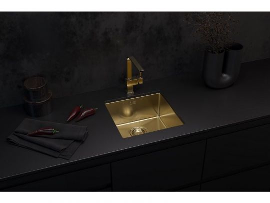 Мойка для кухни Alveus QUADRIX MONARCH 30 с выпуском без сифона 45х45х20 см схема 3