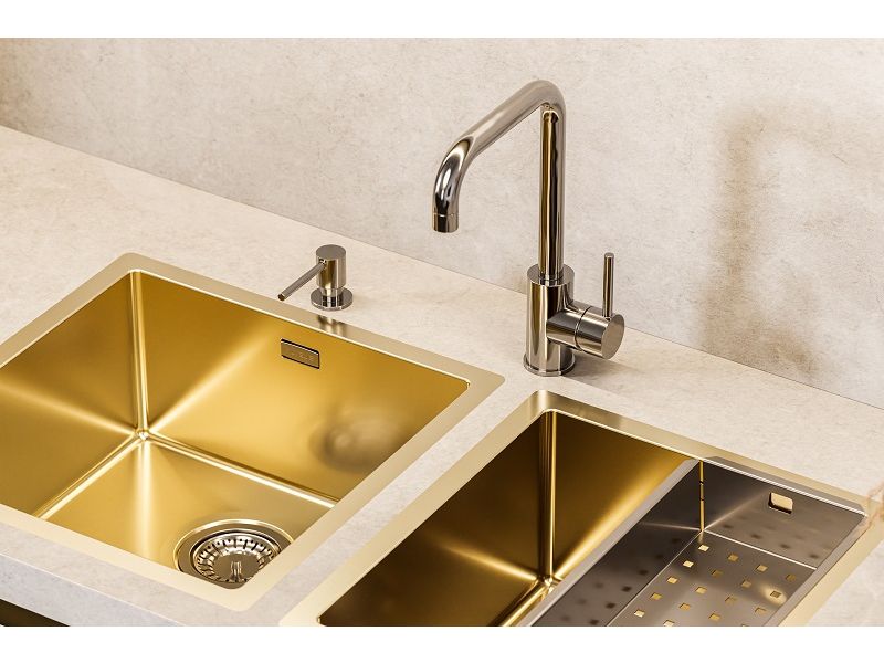 Мойка для кухни Alveus QUADRIX MONARCH 50 с выпуском без сифона 55х45х20 см ФОТО