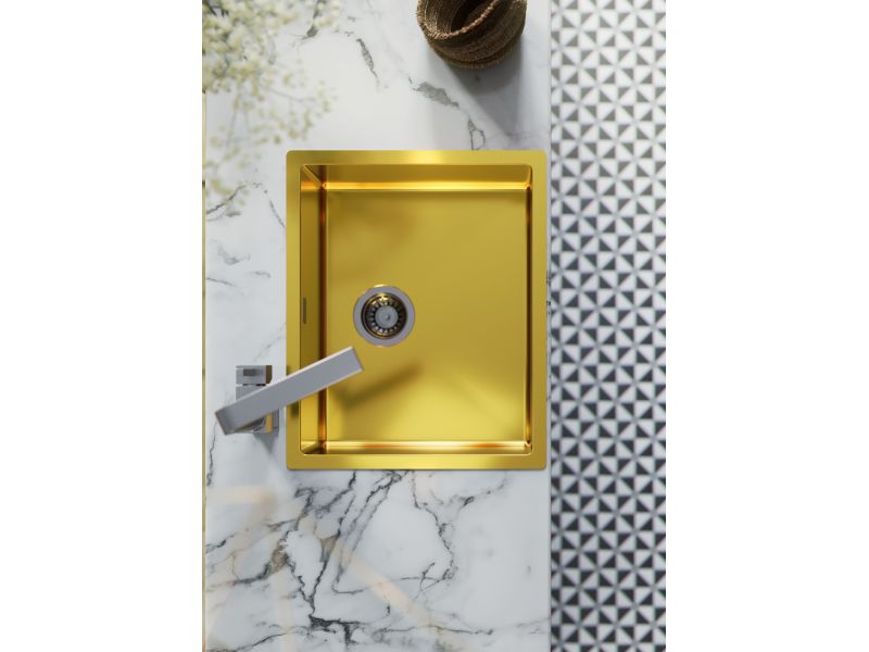 Мойка для кухни Alveus QUADRIX MONARCH 50 с выпуском без сифона 55х45х20 см ФОТО