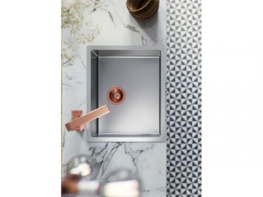 Мойка для кухни Alveus QUADRIX MONARCH 50 с выпуском без сифона 55х45х20 см схема 9